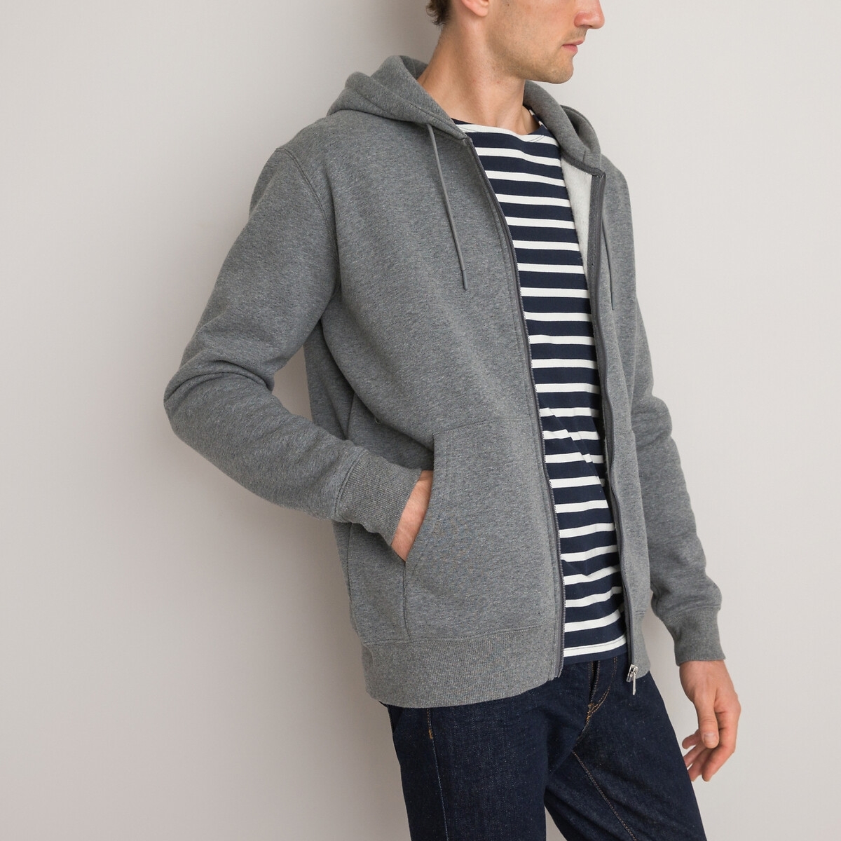 La Redoute Collections Zip-up hoodie