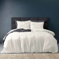 Dekbed Discounter Dekbedovertrek Egyptisch Katoen Lits-jumeaux (240x200/260 cm + 2 Kussenslopen), Kleur: Creme Dekbedovertrek