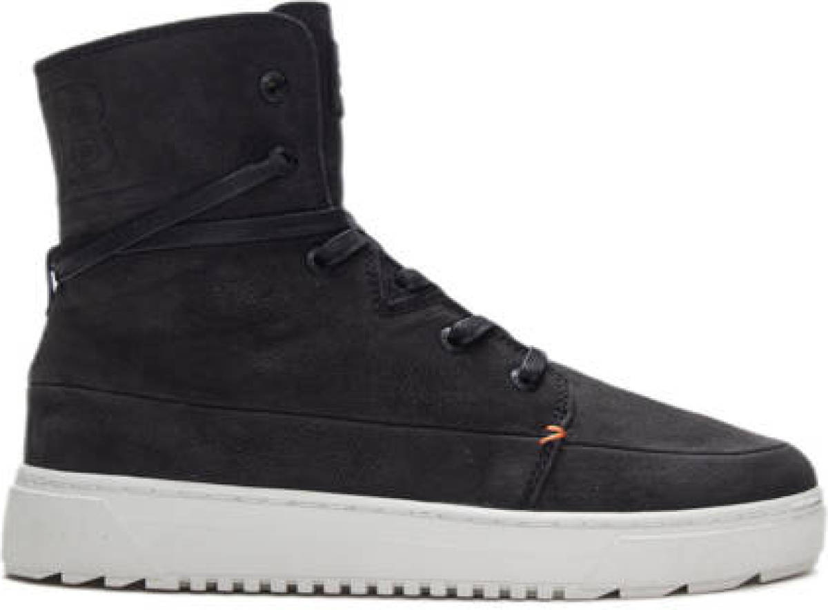 Hub Chess 3.0 leren veterboots zwart