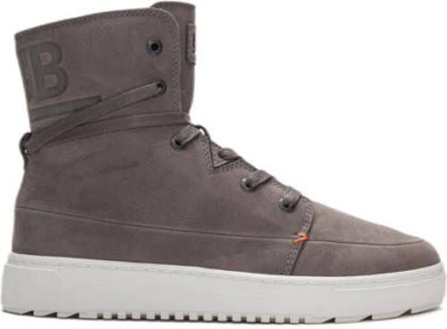 Hub Chess 3.0 leren sneakers grijs