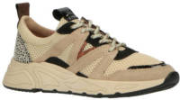 Ps poelman leren sneakers beige/zwart