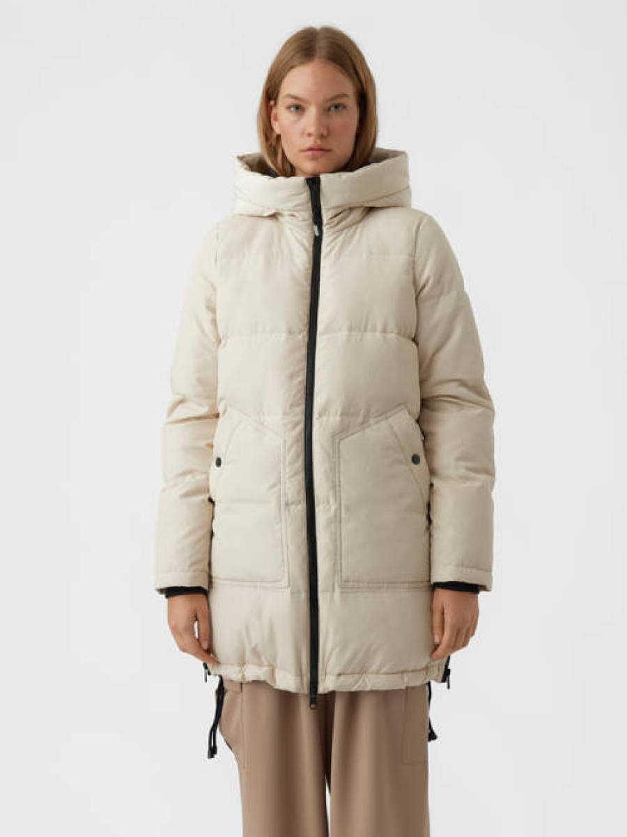 VERO MODA gewatteerde jas VMOSLO ecru