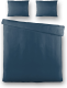 Fresh & Co Dekbedovertrek Silk Satin - Blauw Lits-jumeaux (240 x 220 cm + 2 kussenslopen)