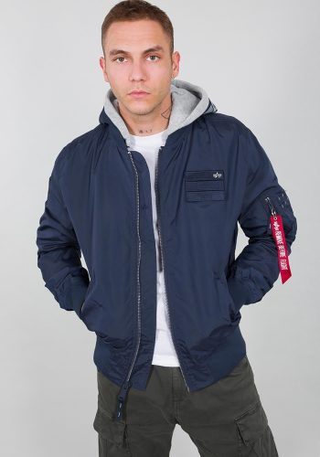 Alpha Industries Bomberjack Alpha Industries Men - Flight Jackets MA-1 TT Hood Custom