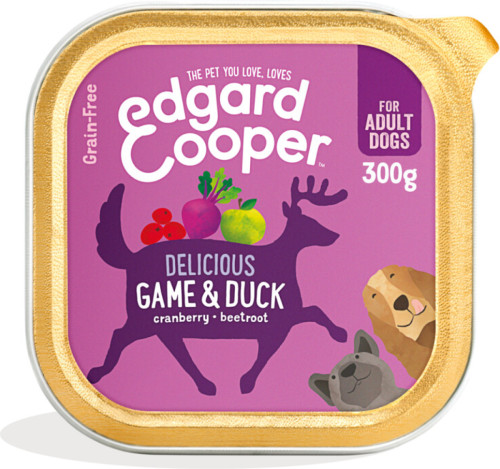 Edgard&Cooper Kuipje Vers Vlees Wild - Eend 300 gr