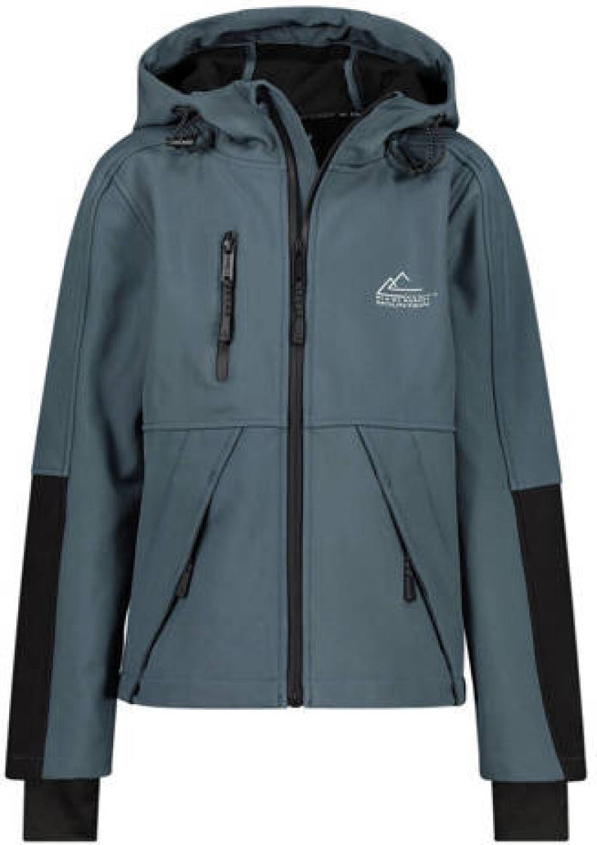 Me & My Monkey softshell jas tussen grijs