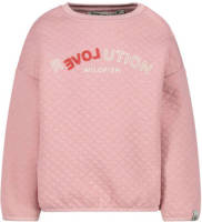 Wildfish sweater met tekst lichtroze