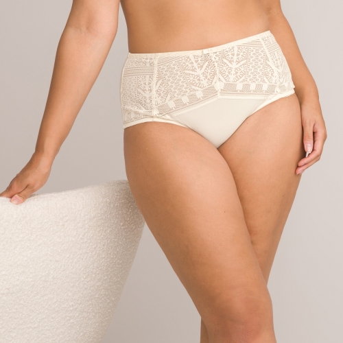 La Redoute Collections Plus Hoge slip in kant