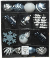 Decoris kesthanger Mixbox glitter (set van 25)