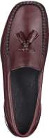 Mocassin met karakteristieke mocassinnaad Naturläufer Bordeaux/Berry