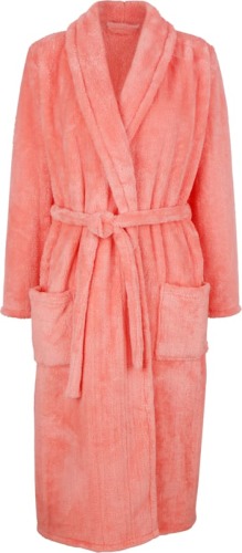 Badjas van zachte fleece Harmony Apricot