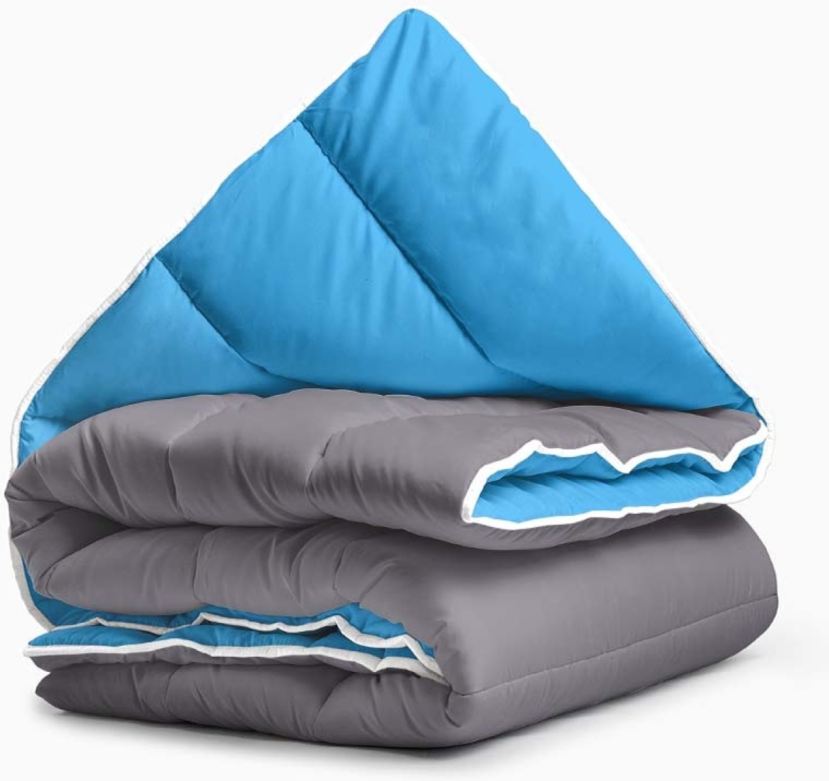 Sleeptime Lazy Dekbed Kleur: Antraciet/ Blauw, 140 x 200 cm