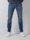 Petrol Industries slim fit jeans Seaham met riem cloudy sky