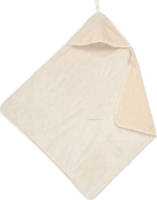 Koeka Oddi omslagdoek met teddy 100x100 cm warm white