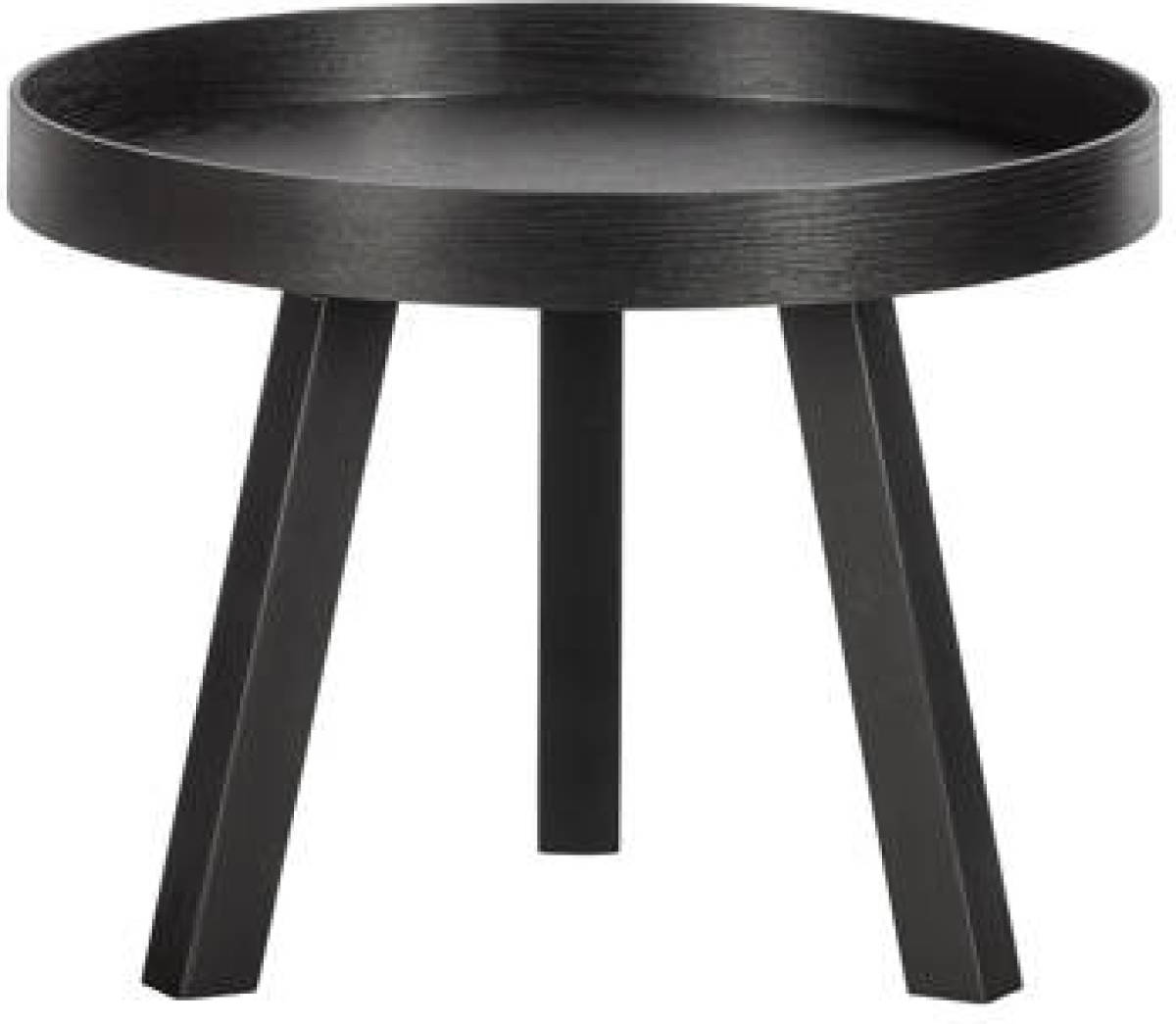 Woood Basiclabel Beira Bijzettafel - Hout - Zwart - 45x60x60 Beira