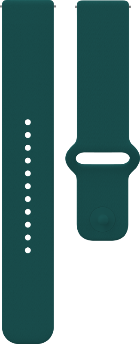 Polar Snap & Slip Siliconen Bandje Groen S/L 20mm