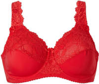 Plaisir +size beugelbh Beate met kant rood