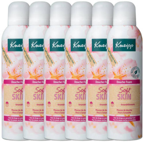 Kneipp Soft Skin douchefoam - 6 x 200 ml - voordeelverpakking