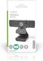 Nedis Webcam | Full HD@60fps / 4K@30fps | Automatische Scherpstelling | Ingebouwde Microfoon | Zwart