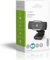 Nedis Webcam | 2K@30fps | Automatische Scherpstelling | Ingebouwde Microfoon | Zwart