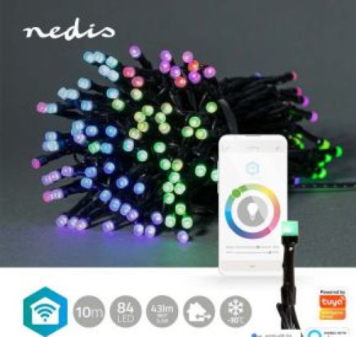 Nedis SmartLife Decoratieve LED | Koord | Wi-Fi | RGB | 84 LED's | 10.0 m | Android© / IOS