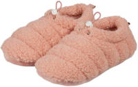 Apollo teddy pantoffels roze