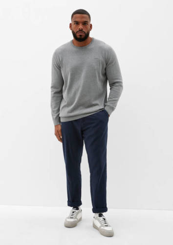 s.Oliver Big Size trui Plus Size grijs
