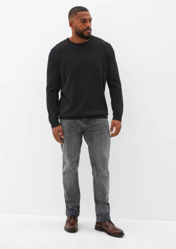 s.Oliver Big Size trui Plus Size zwart