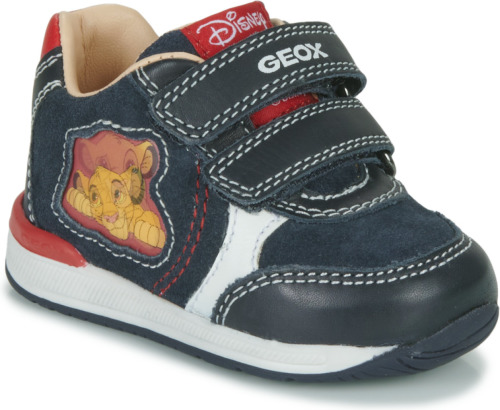 Geox Ademende sneakers in leer Rishon x Simba