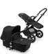 Bugaboo Cameleon 3 Plus kinderwagen/stoel/reiswieg, zwart frame/zwarte stof/zwarte zonnekap