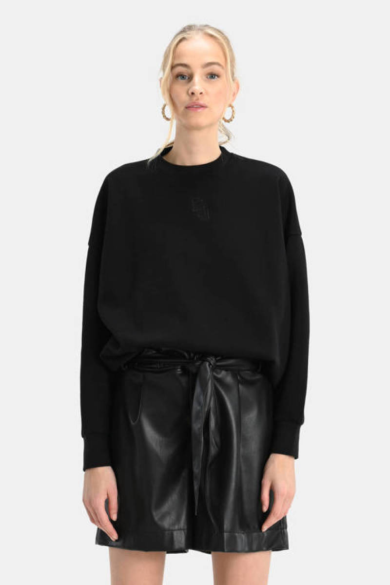 Shoeby Eksept sweater Basic zwart