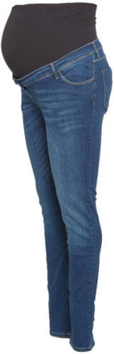 LOVE2WAIT plus size positie skinny jeans medium blue denim