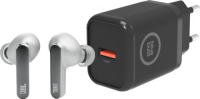 JBL Live Pro 2 Zilver + BlueBuilt Oplader 18W