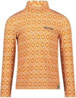 Wildfish longsleeve Kenza met all over print oranje