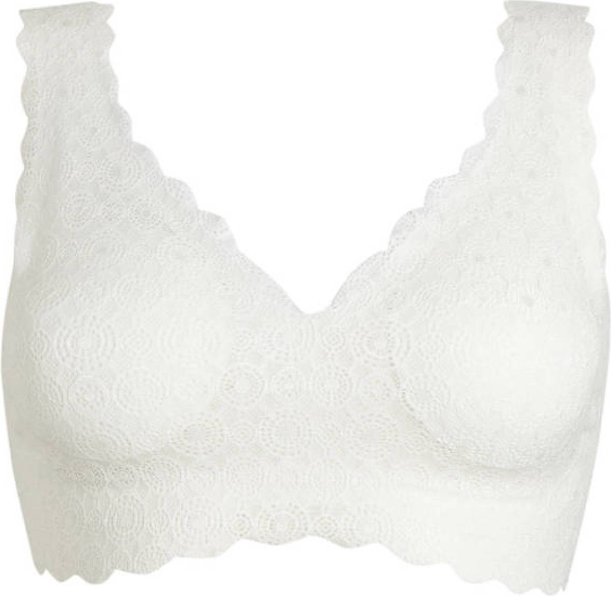 MAGIC Bodyfashion bh zonder beugel Dream Lace wit