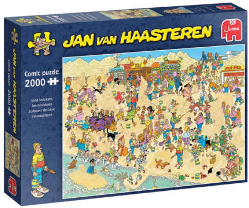 Jan van Haasteren Zandsculpturen legpuzzel 2000 stukjes