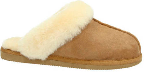 Shepherd suède pantoffels camel