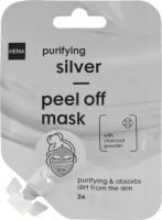 HEMA Peel-off Masker Met Houtskool Zilverkleurig 15ml