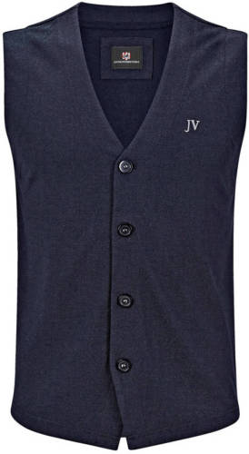 Jan Vanderstorm gilet Plus Size HOLMSTEIN donkerblauw