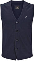 Jan Vanderstorm gilet Plus Size HOLMSTEIN donkerblauw