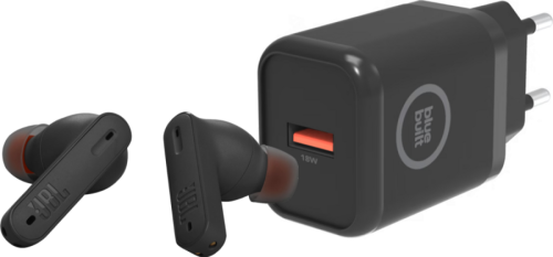 JBL Tune 230NC Zwart + BlueBuilt Oplader 18W