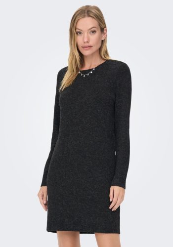 Only Tricotjurk ONLRICA LIFE L/S O-NECK DRESS KNT NOOS