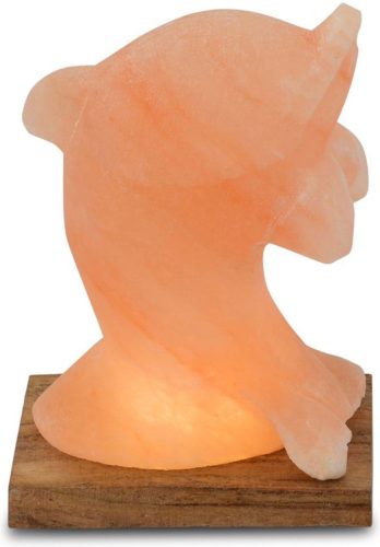 HIMALAYA SALT DREAMS Zoutkristal-tafellamp Dolfijn (1 stuk)