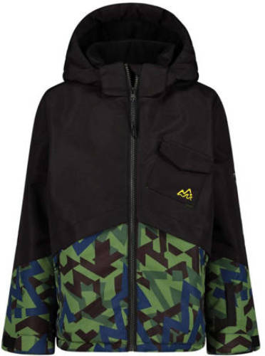 29FT ski-jas zwart/groen