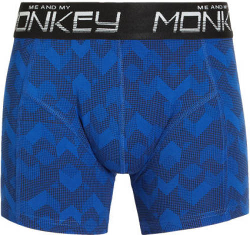 Me & My Monkey boxershort - set van 2 blauw/army