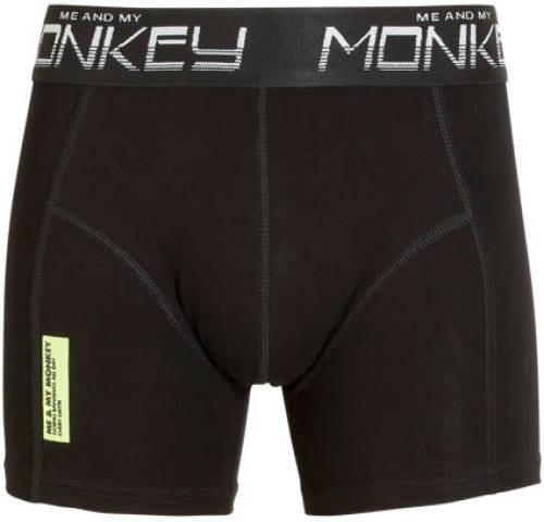 Me & My Monkey boxershort - set van 3 zwart/army