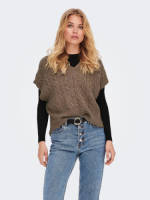 Only spencer ONLMELODY met textuur bruin