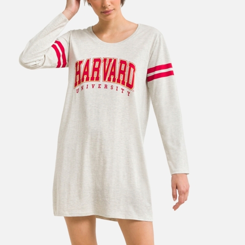 Big T-shirt met lange mouwen in katoen Harvard