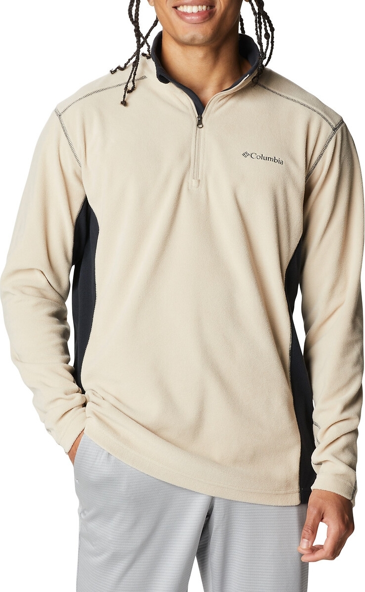 Columbia Sweater in fleece met opstaande kraag en halve rits Klamath