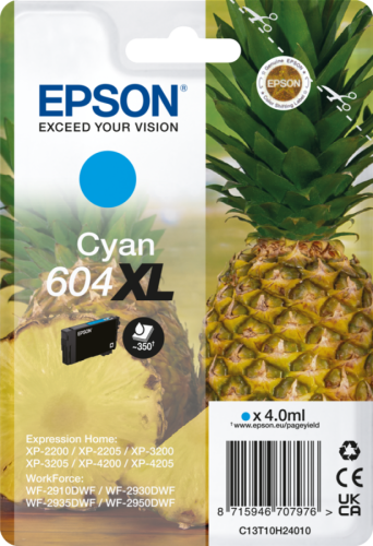 Epson 604XL Cartridge Cyaan